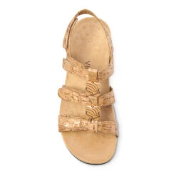Womens Vionic Amber Adjustable Sandal Gold Cork -Vionic 44AMBERGLDCRK 2 37cedb6a 026e 4e91 8e7a 03b88deabacd