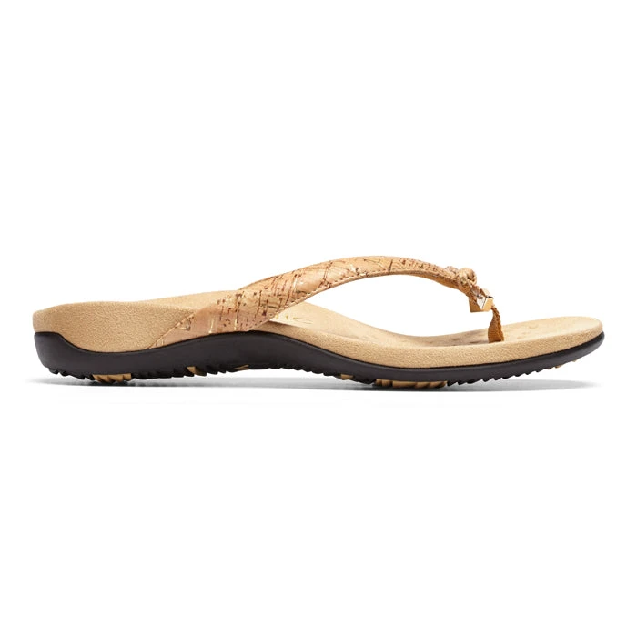 Womens Vionic Bella Toe Post Sandal Gold Cork 10 Womens Vionic Bella Toe Post Sandal Gold Cork - Image 10
