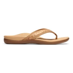 Womens Vionic Tide II Toe Post Sandal Gold Cork -Vionic 44TIDEIIGLDCRK 3