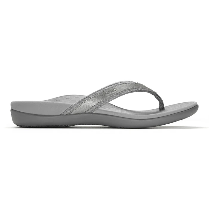 Womens Vionic Tide II Toe Post Sandal Pewter 3 Womens Vionic Tide II Toe Post Sandal Pewter - Image 3