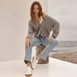 Womens Vionic Winny Lace Up Sneaker In White/Gum -Vionic H7773L8103 8