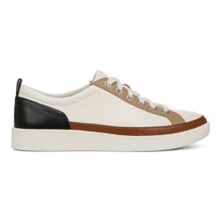 Womens Vionic Winny Lace Up Sneaker In Ivory/Black -Vionic H7773LH104 3