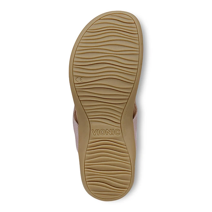 Womens Vionic Bella Toe Post Sandal In Magnolia Dusk 7 Womens Vionic Bella Toe Post Sandal In Magnolia Dusk - Image 7
