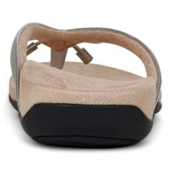 Womens Vionic Bella Toe Post Sandal In Aluminum 12 Womens Vionic Bella Toe Post Sandal In Aluminum -Vionic I0929S8023 6