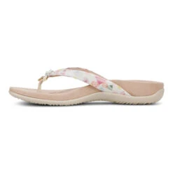 Womens Vionic Bella Toe Post Sandal In Cream -Vionic I0929S9103 4