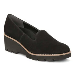 Womens Vionic Willa Wedge In Black