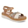 Womens Vionic Mar In Camel/Gold