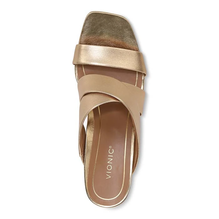 Womens Vionic Merlot In Gold 2 Womens Vionic Merlot In Gold - Image 2