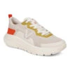Womens Vionic Walk Max In Cream/Tangerine Tango