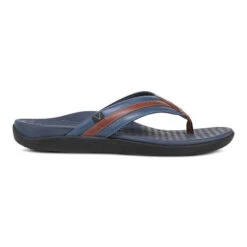 Mens Vionic Mtide II In Navy/Brown -Vionic I9342L2400 3