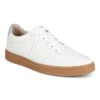 Mens Vionic Lucas Court In White/Skyway Blue