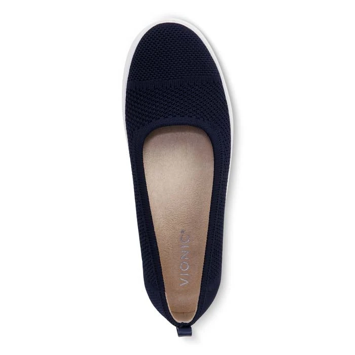 Womens Vionic Uptown Skimmer In Navy 2 Womens Vionic Uptown Skimmer In Navy - Image 2