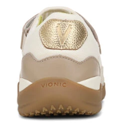 Womens Vionic Walk Slim Giselle In Ivory/Gold -Vionic J5390L1100 6